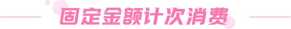 固定金額計次消費