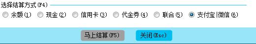 單機(jī)版移動(dòng)支付選項(xiàng)