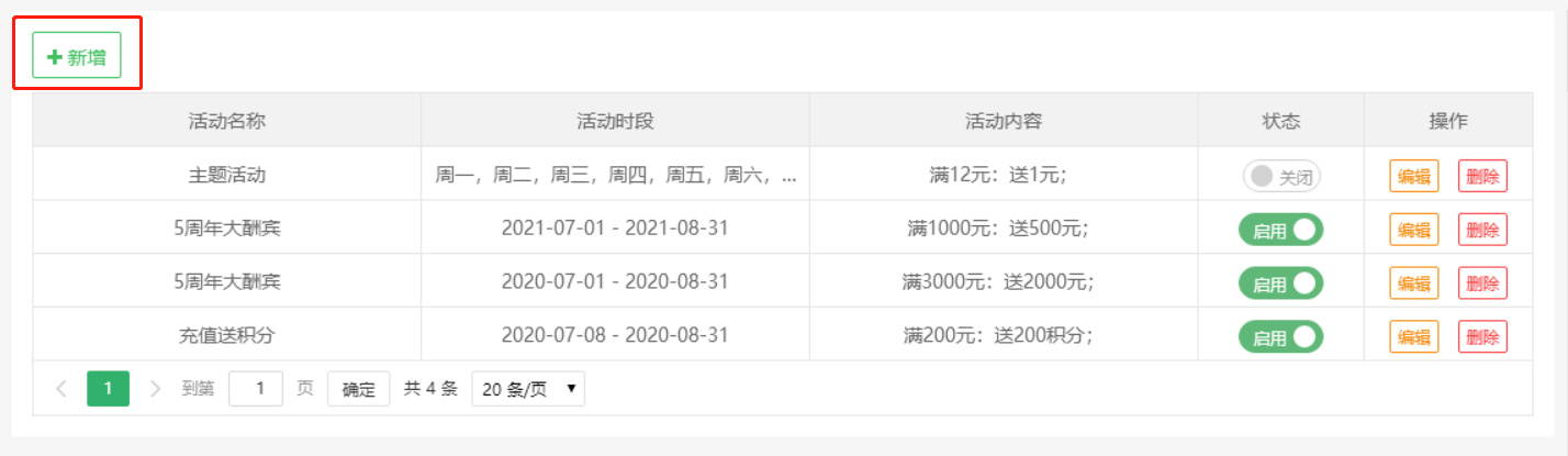 充值有禮