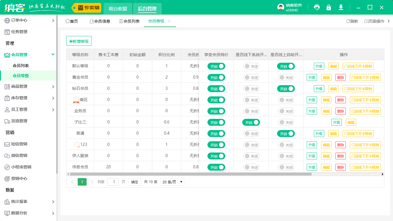 手機(jī)會(huì)員卡管理系統(tǒng)免費(fèi)版2