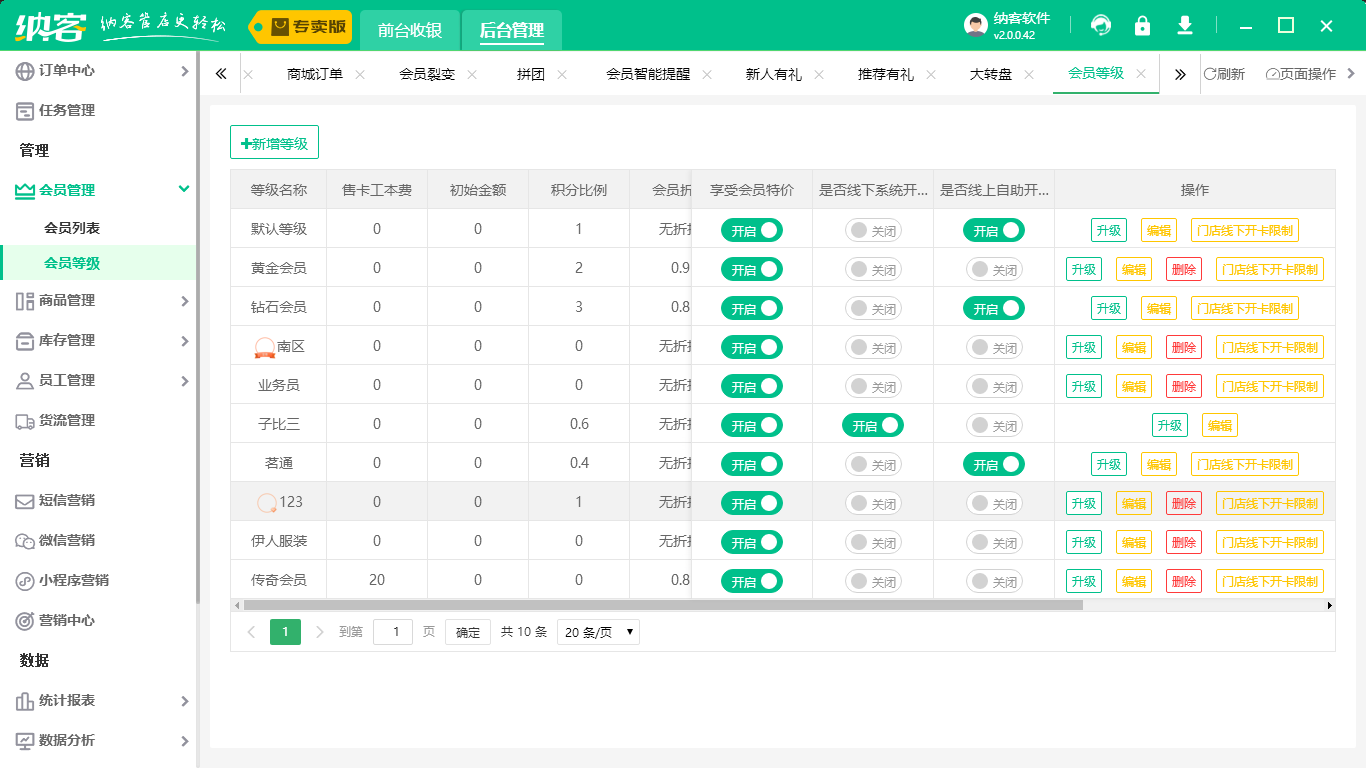 會(huì)員管理系統(tǒng)小程序1