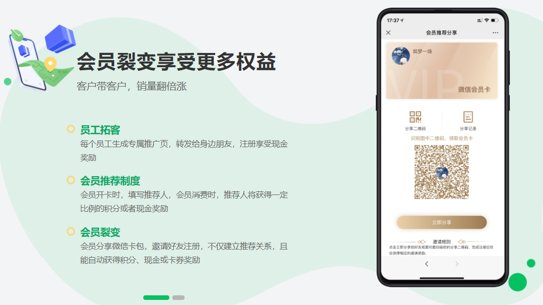 微信店鋪會(huì)員卡管理系統(tǒng)1