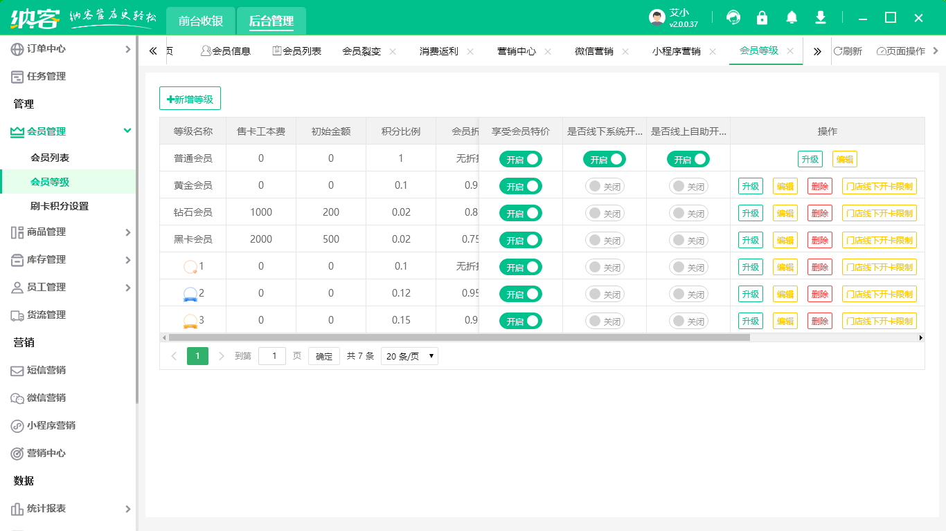 會(huì)員管理系統(tǒng)