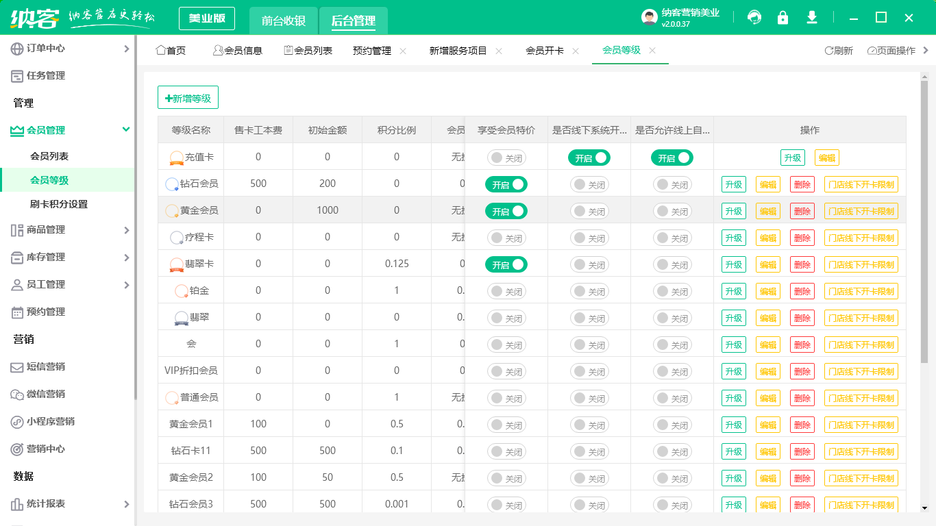 減肥中心會員系統(tǒng)