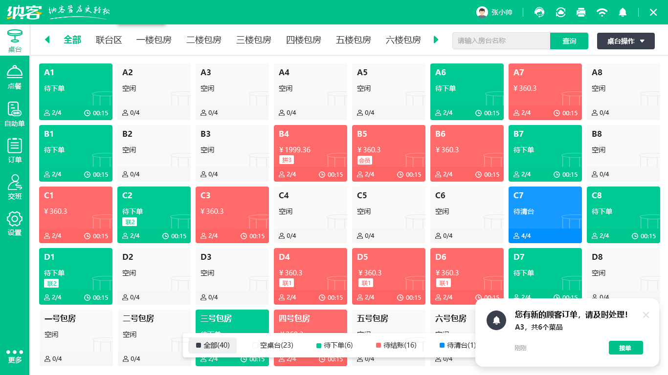 餐飲店會員系統(tǒng)