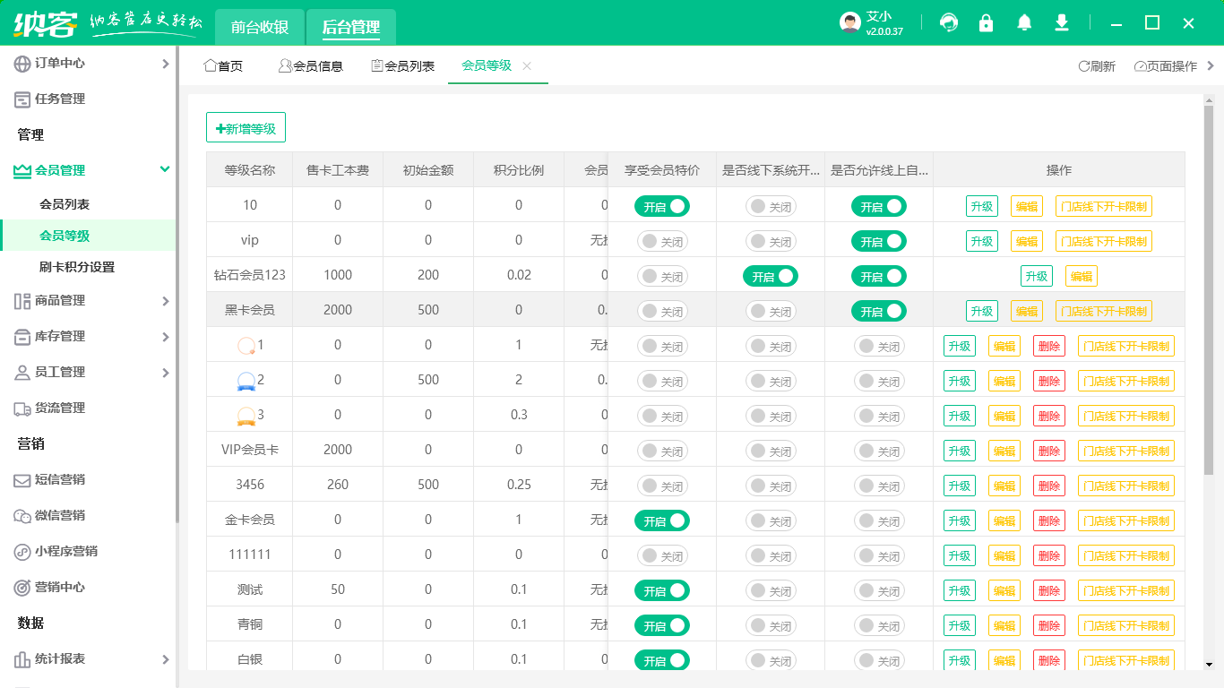 生鮮店會員系統(tǒng)