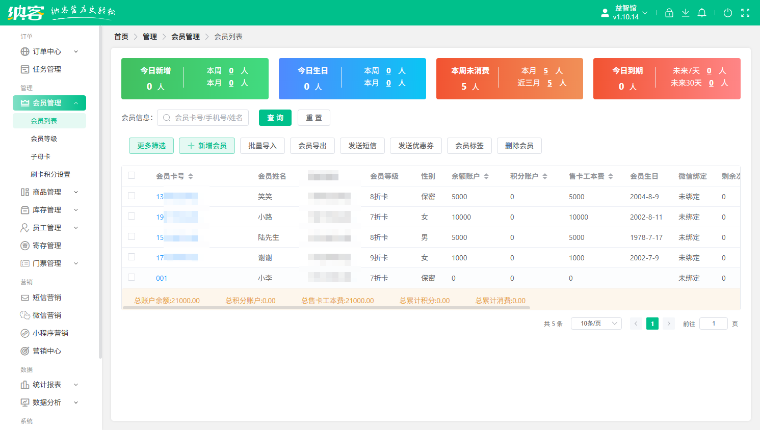 拳擊館會(huì)員積分系統(tǒng)